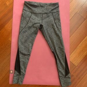 Athleta mesh cutout side pocket legging